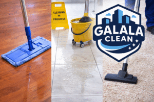 شركة تنظيف ببئر عسكر تنظيف الأرضيات بمختلف أنواعها من السيراميك والرخام والباركيه والسجاد باستخدام معدات حديثة مع وضع شعار جلالة كلين أعلى الصورة